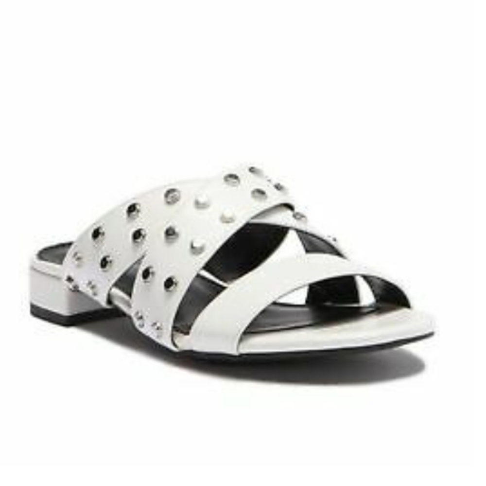 BCBGeneration Dana Studded Crisscross Slide-on 9.5